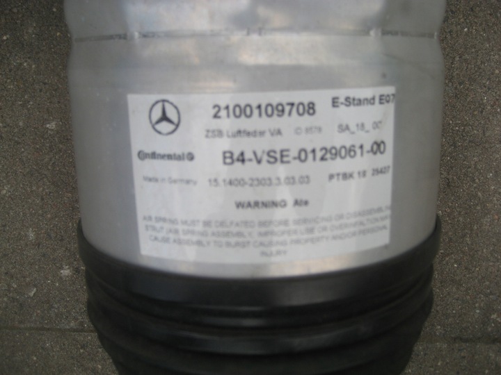 фото №7, Mercedes 223 w223 21-24r амортизатор перед лівий