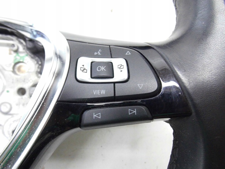 фото №9, Кермо vw polo 2g 2018r. шкіра мультифункція пелюстки dsg оригінал гарна