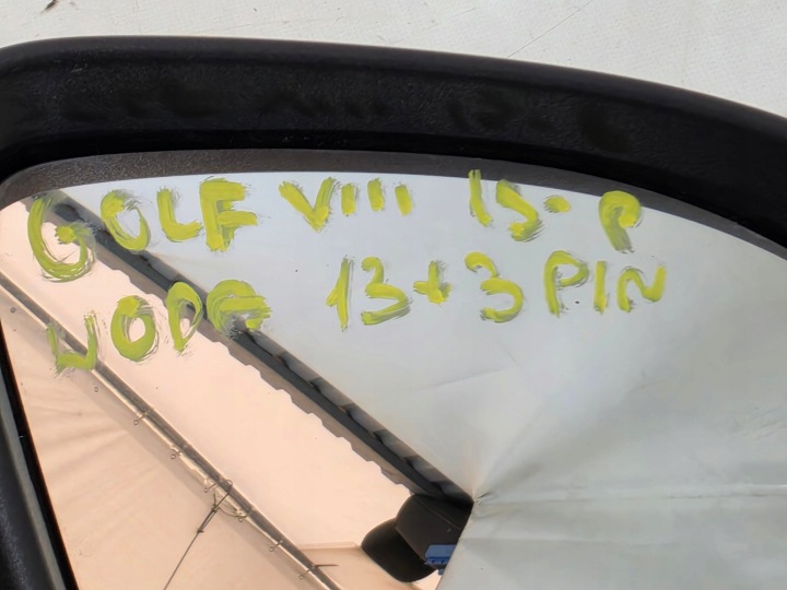 фото №10, Vw golf viii gti 380 hb 19- зеркало правое поворот датчик 13+3pin usa
