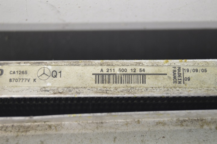 фото №10, Радіаторів води кондиціонера комплект mercedes e клас w211 3,5 v6 бензин