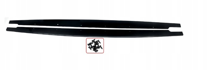 фото №10, Накладка планки pod пороги bmw e90 e92 e93 чёрный блеск