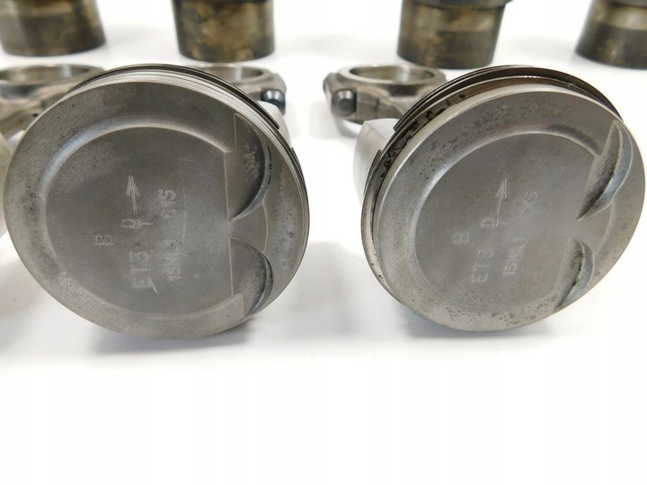 фото №9, 4 поршні шатуни втулки peugeot citroen 1.4 16v kfu набір двигуна kpl