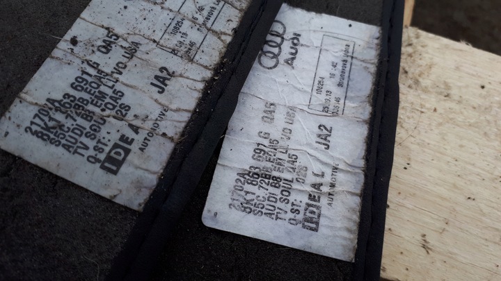 фото №14, S4 b8 рестайлинг a4 коврик коврики велюровые перед зад