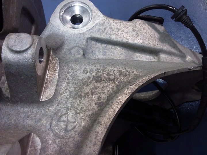 фото №9, Bmw x6 f16 f15 поворотный кулак зад левая ступица 6877217