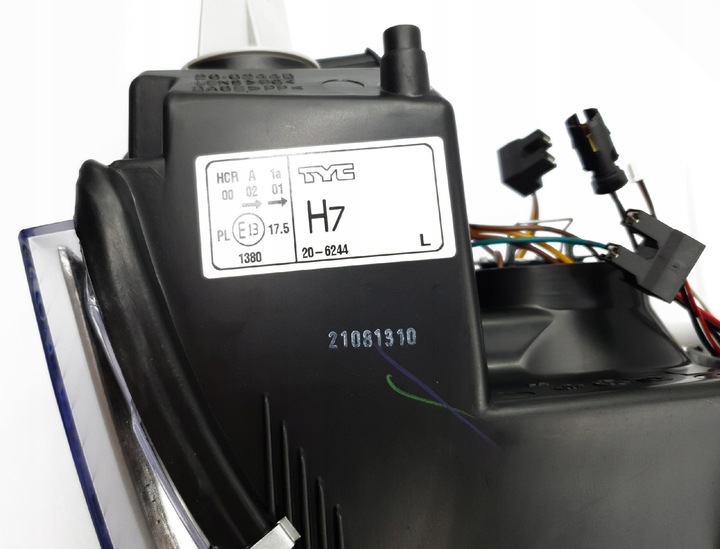 фото №4, Фара лампа левая tyc h7+h7 vw passat b5 00-05