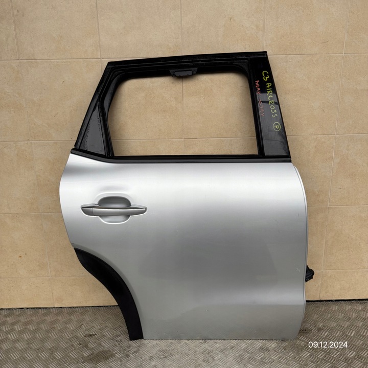 фото №1, Двері комплектні задні ліві citroen c3 aircross 2018 рік без гідропідсилювача скла