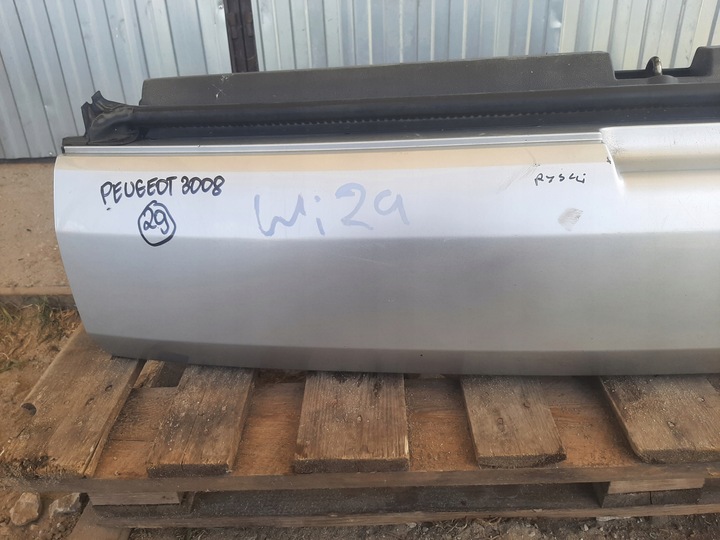 фото №5, Крышка боки накладка задняя нижняя peugeot 3008 i цвет ezrc 2009-2012