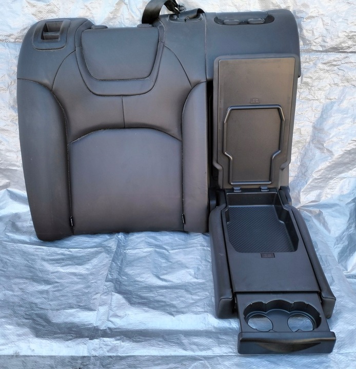 фото №10, Диван спинка задняя левая чёрная кожа pas citroen c5 iii x7 универсал