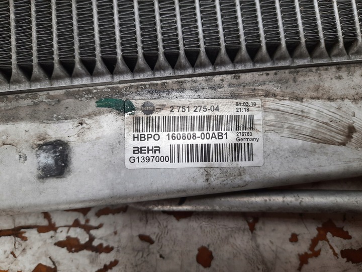 фото №6, Mini one r56 1.6d радіаторів води кондиціонера