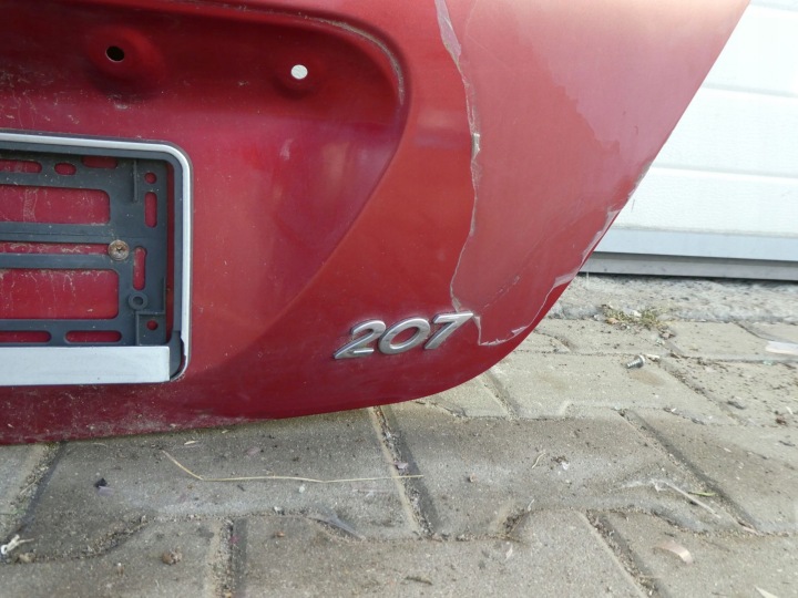 фото №6, Peugeot 207 hb крышка задняя зад стекло