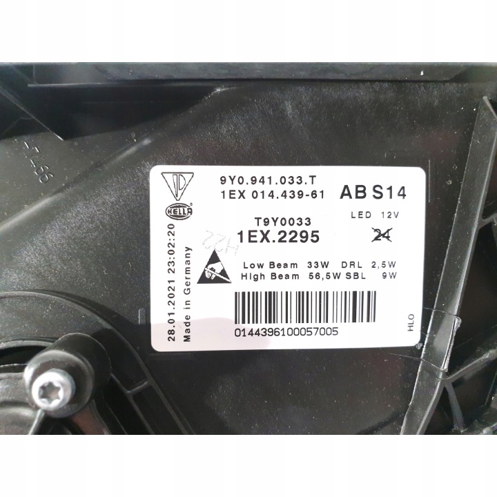 фото №9, Porsche cayenne 9ya повний led фара ліва 9y0941033t