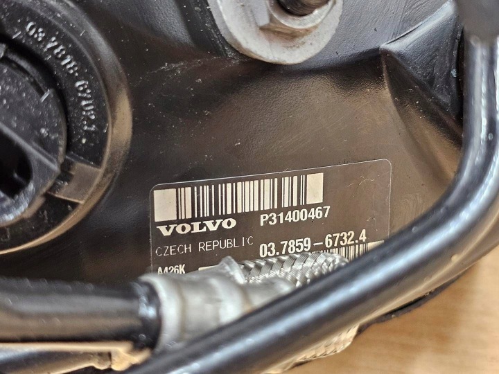 фото №7, Вакуумный усилитель тормозов (серво) volvo v60 2.4 d6 plug in гибрид 2013-2017 p31400467