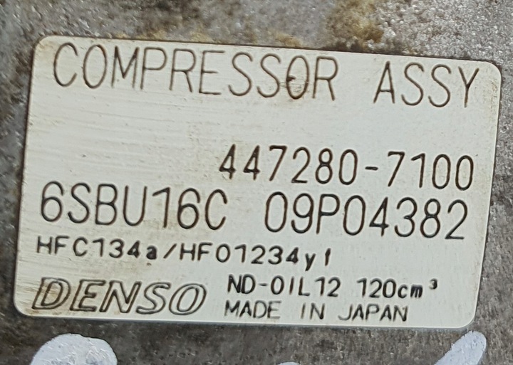 фото №6, Компресор кондиціонера mercedes w176 a0038304560