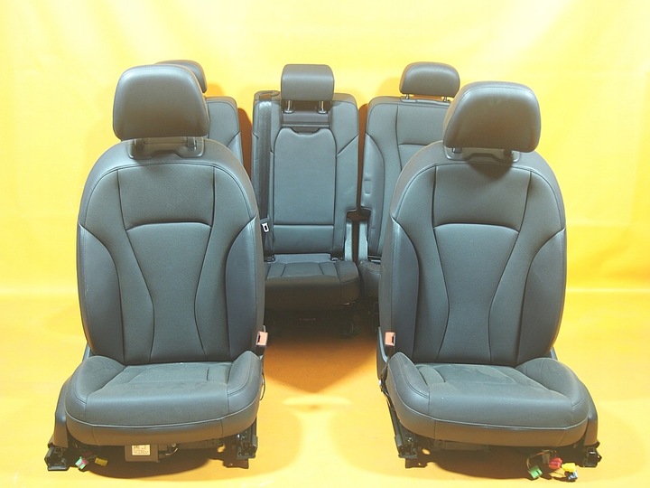 фото №14, Audi q7 4m сиденья диван обшивки 7 человек комплект вентилируемые с подогревом зад