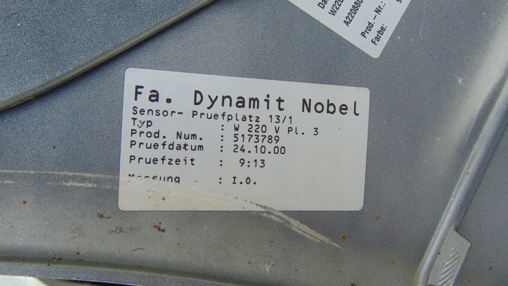 фото №13, S-klasa w220 2001r-zderzak переднє