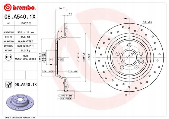 фото №3, Диски гальмівні колодки зад brembo land rover range evoque