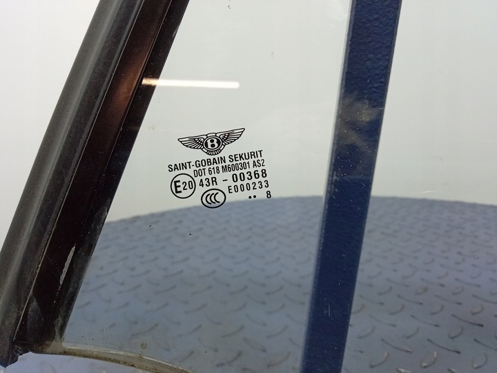 фото №2, Bentley continental gt i стекло боковая зад левая задняя 08r