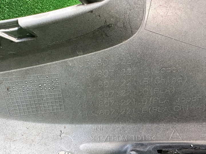 фото №14, Audi e tron e-tron gt rs 4j3 бампер перед переднє 4j3807221