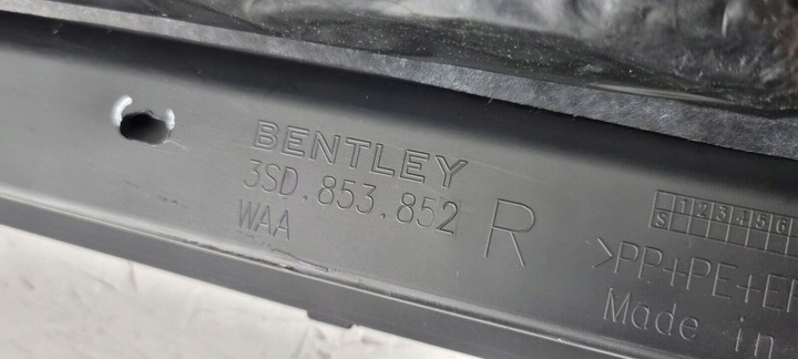 фото №10, Bentley continental gt gtc 3sd 2018- планка пороговая 3sd853852 3sd853851