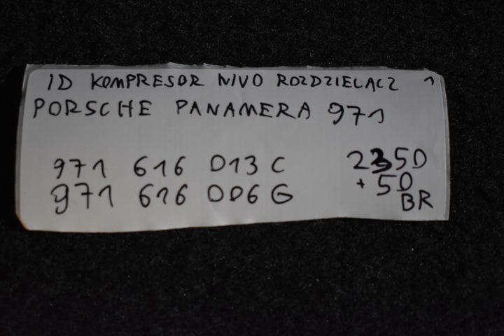 фото №6, Идеальный компрессор уровень распределитель porsche panamera 971 1