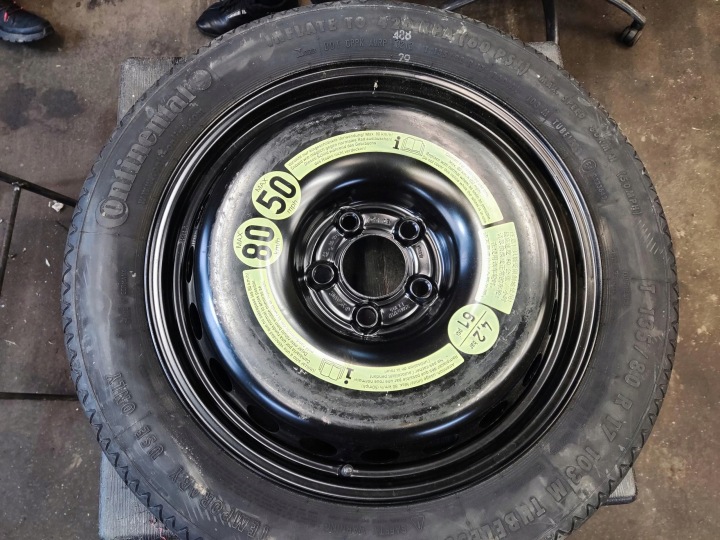 фото №7, Mercedes e klasa w207 рестайлінг докатне колесо (докатка) вкладка 135/80 r17