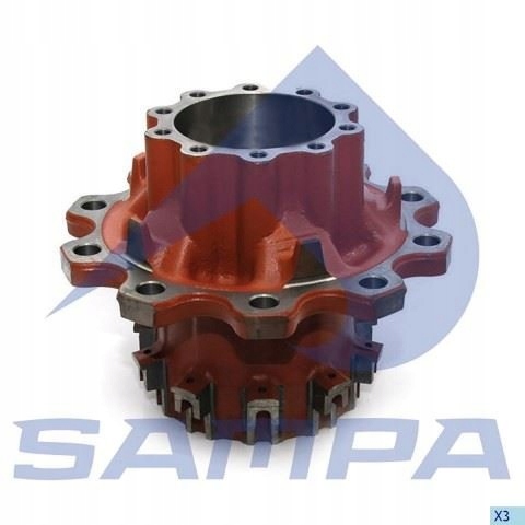 фото №13, Ступица диски daf 105xf зад niekomplet sampa 51166