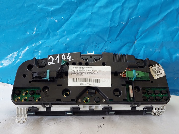 фото №10, Спідометр  манометр avensis t22 2.0 d4d 8380005460