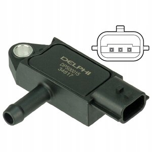 фото №1, Delphi датчик, давление выхлопных газов dps00015