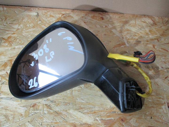 фото №11, Дзеркало ліві перед передні peugeot 308 t7 6 pin