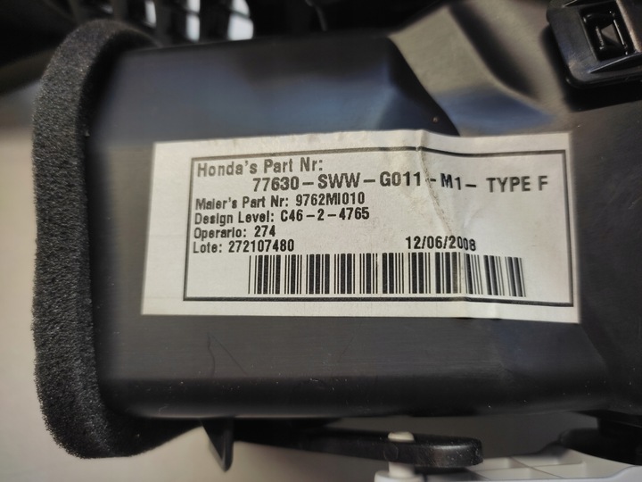 фото №5, Honda cr-v iii gen deflektory повітря ґрати повітропровід l+p