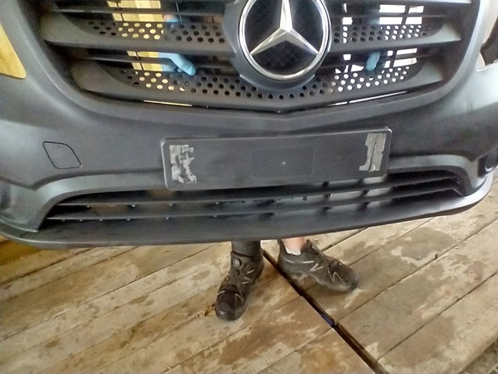 фото №9, Бампер перед mercedes vito w447 комплектний решітка