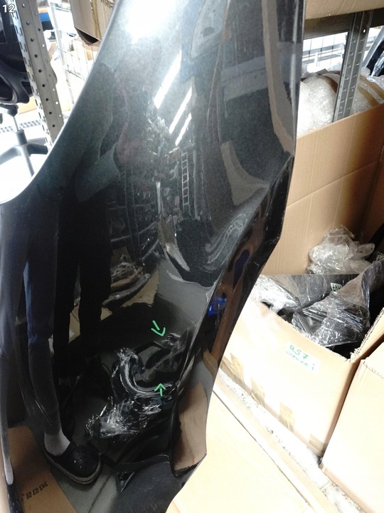 фото №13, Porsche macan 95b 13-24 przed/po рестайлинг капот крышка двигателя перед хорошие