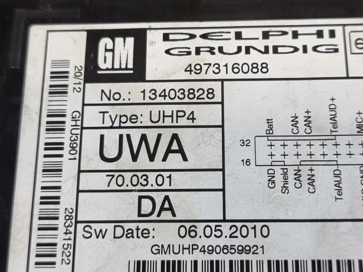 фото №7, Модуль блютуз oem номер 13403828 opel corsa d 12r