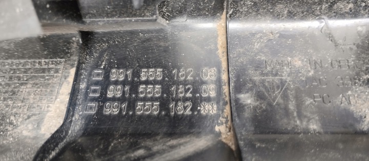 фото №6, Защита правая обшивка стойка правые porsche 911 991 991555182
