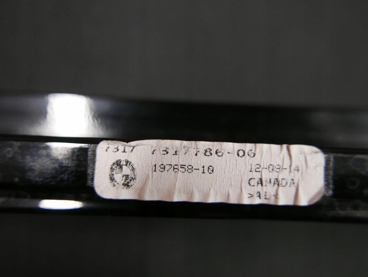 фото №7, Bmw x6 f16 планка направляюча скла праві зад чорна 7317786