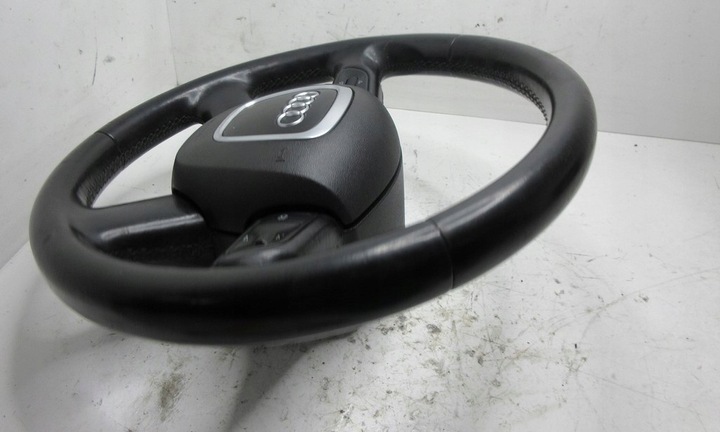 фото №8, Audi a8 d3 чёрная руль подушка рестайлинг четырёхспицевый
