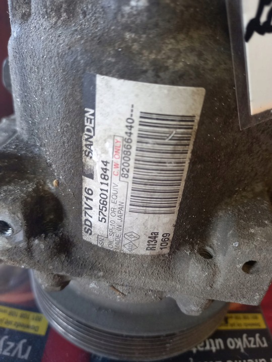 фото №4, Компресор кондиціонера dacia logan 1.5 dci 8200866440