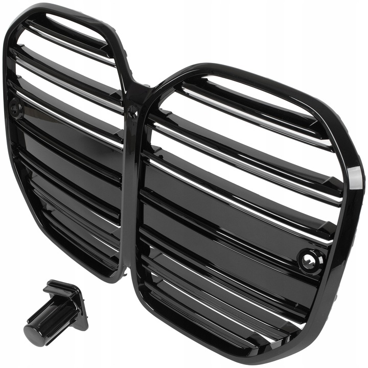 фото №2, Решётка радиатора решётки радиатора do bmw g22 g23 чёрный блеск cs csl m набор m4 решётка