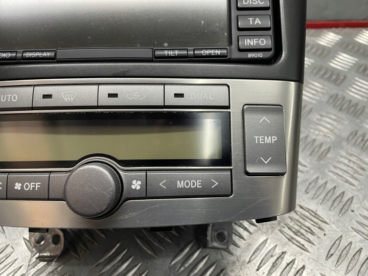 фото №7, Панель управление магнитола навигация кондиционер 08662-00910 toyota avensis t25 рестайлинг