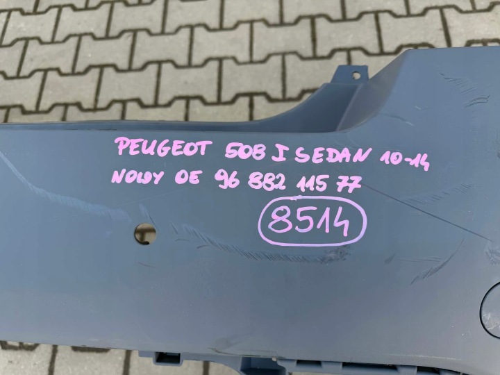 фото №9, Peugeot 508 i sedan 10-14 задний бампер новый oem номер 8514