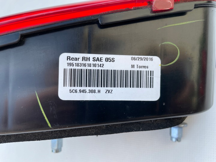 фото №12, Лампи задні led vw jetta 5c fl 5c6945207e 5c6945307j 5c6945308h 5c6945208e
