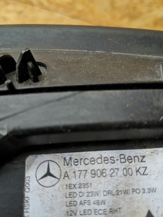 фото №9, Mercedes a klasa w177 фара ліві перед led a1779062700 комплектна