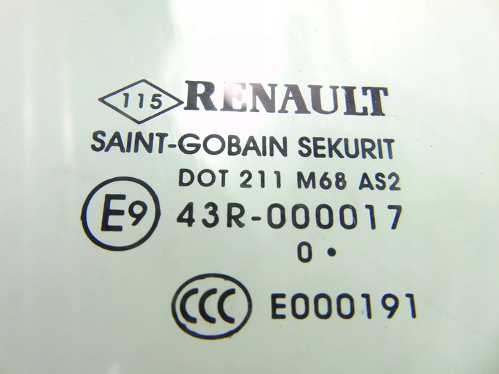 фото №3, Скло двері праві перед права renault megane iii cabrio