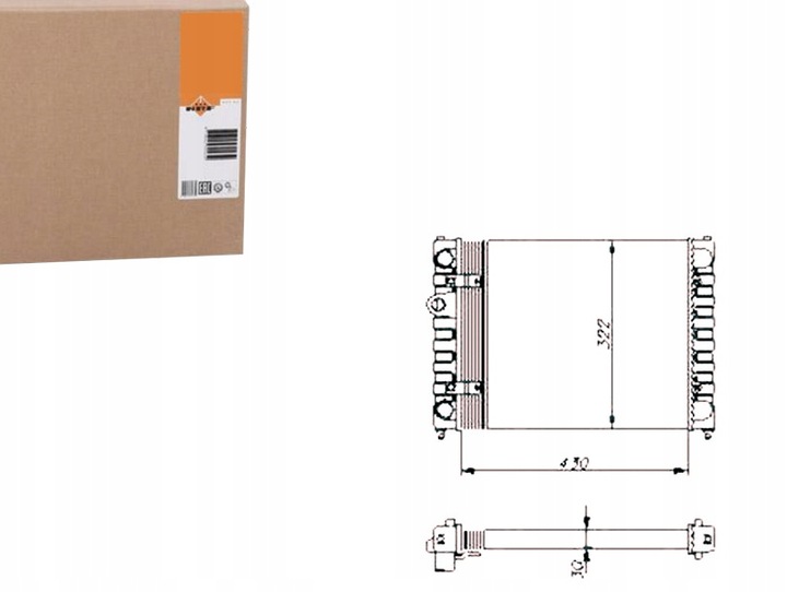 фото №1, Nrf радіаторів двигуна 126005 302006