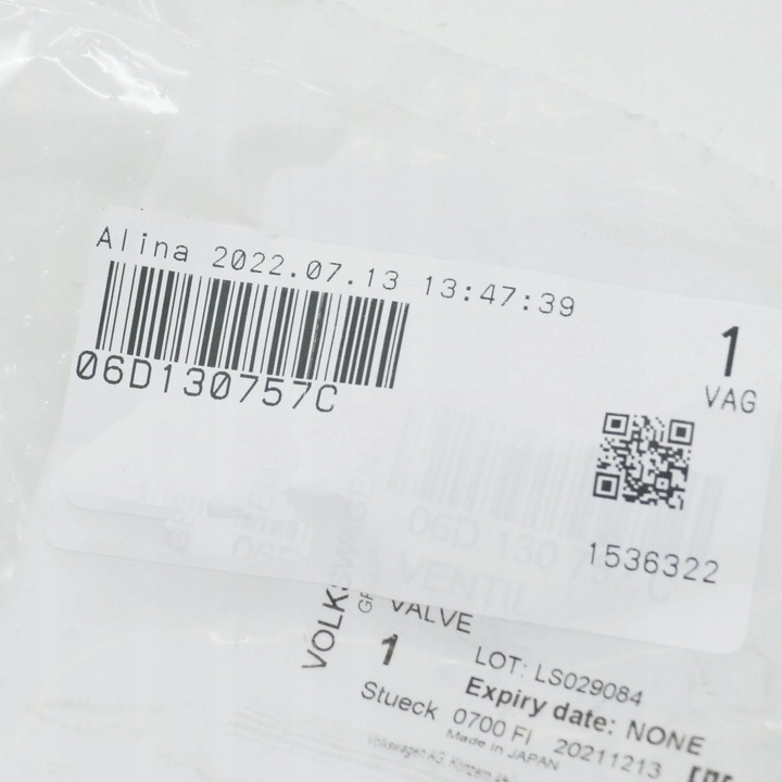 фото №7, Audi a3 8p клапан nadciśnieniowy 06d130757c