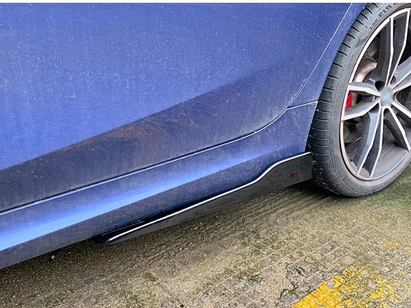 фото №15, Подовжувач планка порогів бампера 48cm універсальні спліттер тюнінг блиск