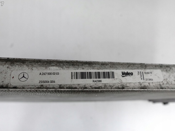 фото №8, Mercedes a w177 b w247 gla h247 glb x247 cla c118 радиатор основний