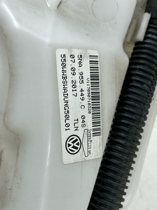 фото №10, Vw tiguan 2018 бак рідини do склоомивача скла передній / лобовий