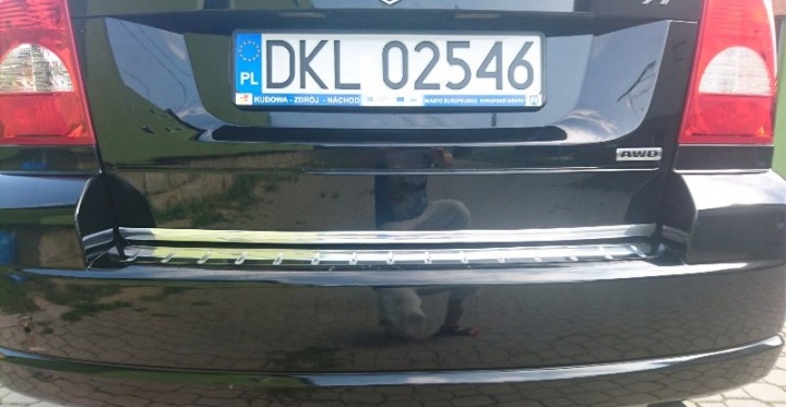 фото №14, Dodge caliber - молдинг хром хромированная na крышка багажника