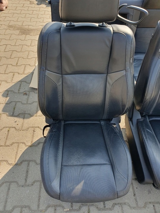 фото №7, Dodge challenger 2015-24 сидіння оббивка чорна шкіра з підігрівом вентильована